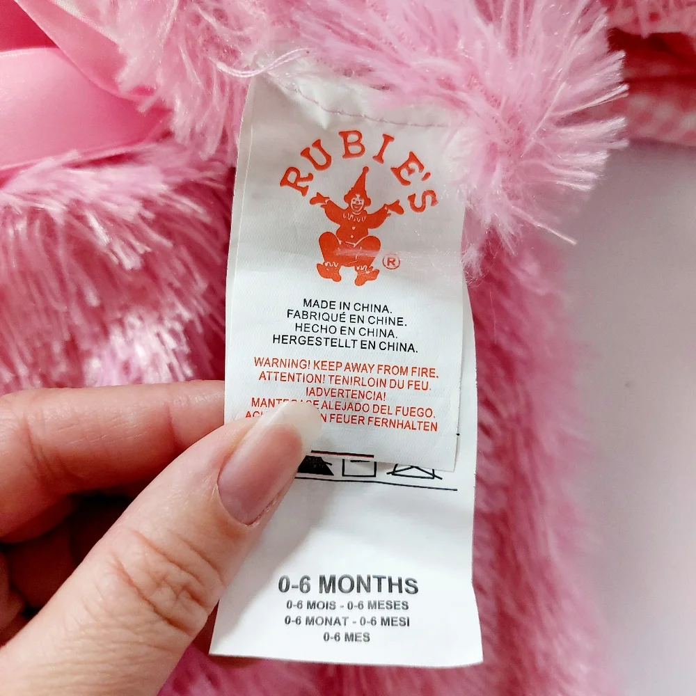 2pc Pink Bunny Costume size‎ 0-6 months Halloween Easter Rubies